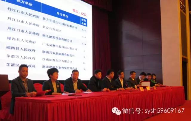 第二届楚商大会十堰市投资项目推介会隆重举行