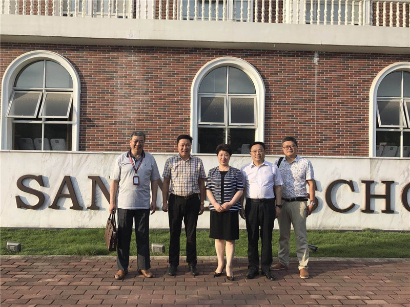 中美教育互鉴,共商教育变革 ——十堰市刘运梅副市长走访商会副会长单位三牛中美中学